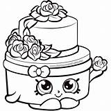 Shopkins Cupcake sketch template