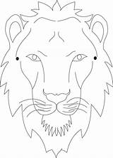 Mask Tiger Lion Pages Coloring Printable Kids Face Template Masks Print Animal Colouring Animals Paper Para Drawing Color Templates Studyvillage sketch template