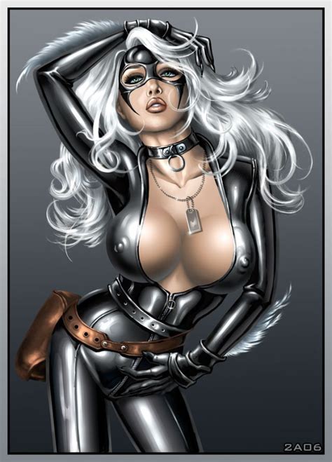 Erotic Marvel Pose Black Cat Nude Pussy Pics