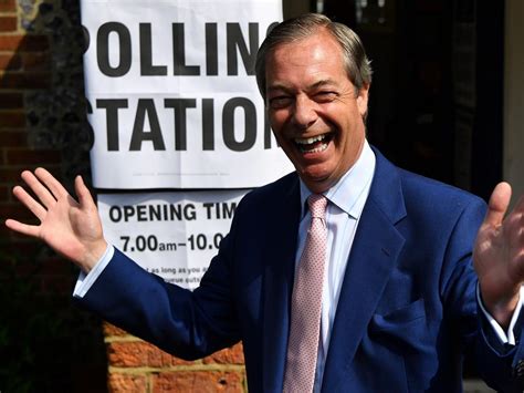 eu election brexit party led  nigel farage  wipe  floor daily telegraph
