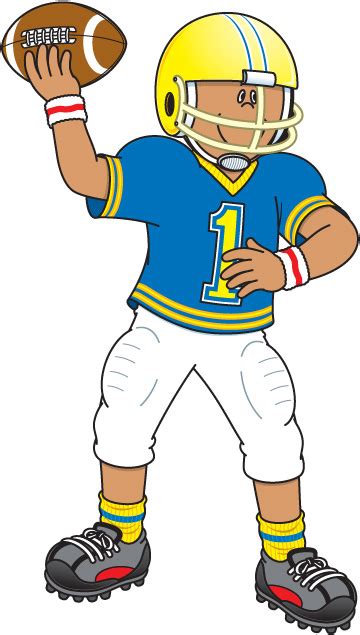 education football player clipart panda  clipart images