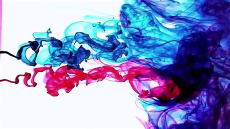 color ink drops  water slow motion hd youtube