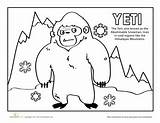 Yeti Coloring Worksheets Mindset Growth Pages Library Learning Should Fun Kids Tibet Gif Nepal Grade sketch template