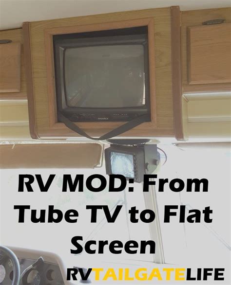 replace   analog tube tv    digital flatscreen tv   rv rv camping tips