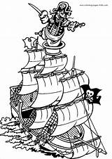 Coloring Pirate Ship Pages Kids Pirates Printable Color Miscellaneous Print Sheet Drawing Sheets Sunken Ships Adult Book Clipart Cartoons Colorings sketch template