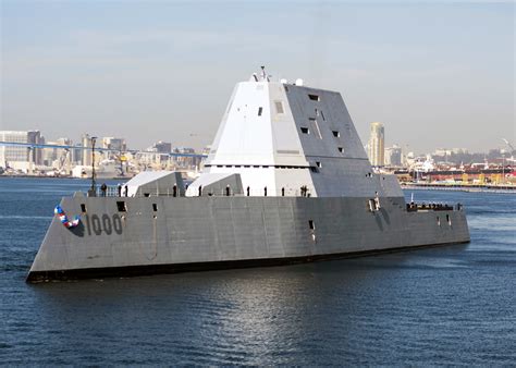 navys  stealth warship   ready  war