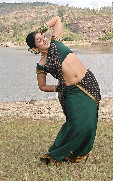 Saree Navel Show Charmi Navel In Saree