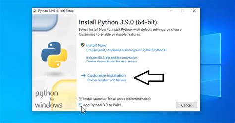 install python  windows  techdator riset