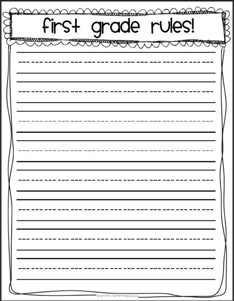 long lined paper worksheets  grade essay writing worksheetocom