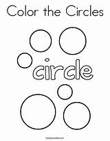 Circle Coloring Pages Preschool Getcolorings sketch template