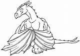 Dragon Coloring Pages Female Printable Kids Filminspector sketch template