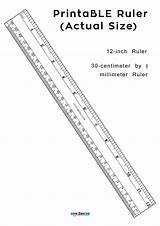 Ruler Printable sketch template