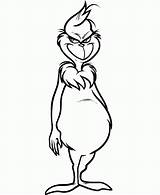 Whoville Grinch sketch template