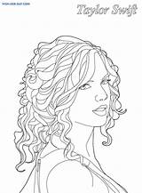 Swift Taylor Coloring Pages Wonder Search Adults sketch template