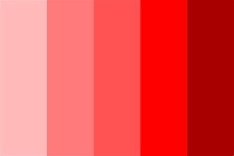 shades  red color palette