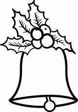 Christmas Coloring Pages Printable Preschoolers Kids Bell Decoration sketch template
