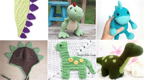 easy dinosaur crochet patterns easy crochet patterns