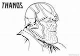Thanos Coloring Pages Avengers Printable Face Titan Mad Kids Color Marvel Infinity Bestcoloringpagesforkids Deviantart Colouring War Print Gauntlet Adults Categories sketch template