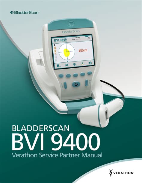 verathon bladderscan bvi  scanner service manual manualslib