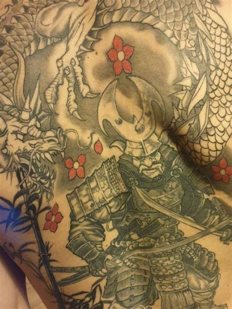 tattoo uploaded  faktattoo japanesetattoo samourai warriortattoo backtattoo backpiece