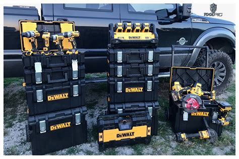 dewalt tough system stacking toolboxes thdprospective  tool pig