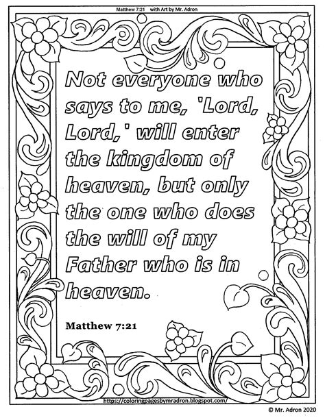 matthew   coloring page coloring pages