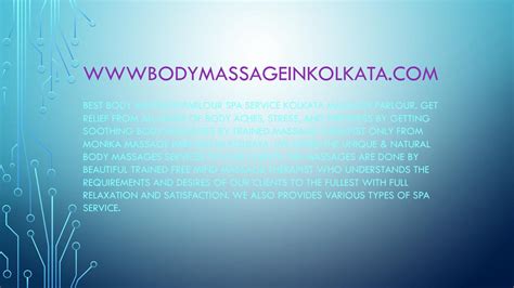 female to male body massage parlor in kolkata by monika
