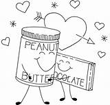 Peanut sketch template