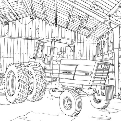 coloring case ih tractors coloring pages