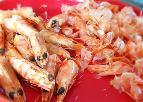 easy prawn head shell stock