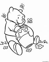 Pooh Coloring Winnie Pages Pencil Delicious Honey Drawing Color Printable Kids Sketches Drawings Cliparts Getdrawings Book sketch template