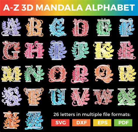 full   alphabet  layered alphabet svgs craft  sarah