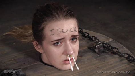 jessica kay in with only her head visible hd from real time bondage