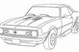 Coloring Camaro Pages Cars Antique Vin Diesel Zl1 Color Template Tocolor sketch template