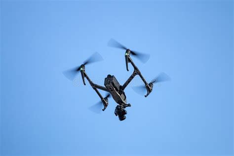 professional heavy duty drone stock photo image  flying