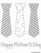 Coloring Fathers Happy Pages Tie Father Necktie Printable Ties Color Kids Card Print Template Rocks Crafts Dot Puzzle Drawing sketch template