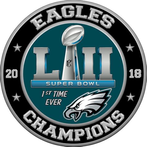 Philadelphia Eagles 2018 Super Bowl Championship Sticker Decal 8