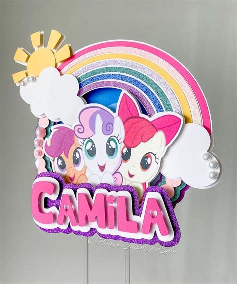 carolina alzate  instagram   pony cake topper  part