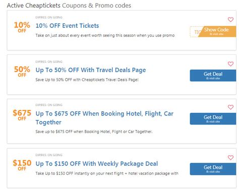 cheaptickets flights  discount  promo code