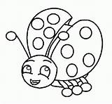 Ladybug Coloring Cute Pages Drawings Line Bug Clipart Ladybird Drawing Printable Cliparts Library Coloringcrew Print Views Clipartmag Clip sketch template