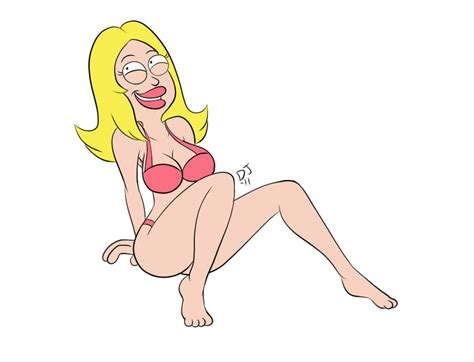 xbooru american dad ass barefoot bikini blonde hair breasts cleavage female francine smith