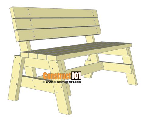 simple diy  bench  plans  images garden