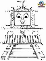 Train Coloring Dot Thomas Games Kids Engine Numbers Online Diesel Tank Pages Mavis Friends Toys Easy sketch template