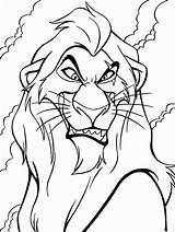 Coloring Pages Lion Disney sketch template