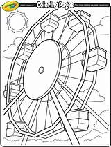 Fair Riesenrad Crayola Ferris Ausmalbilder Jahrmarkt Sheets Feria Ausmalen Freizeitpark Theme Getdrawings Zeichnung Leinwand Malvorlagen Malbuch Malbögen Zeichnen Amusement Having sketch template