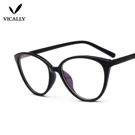 brand fashion women myopia eyeglasses frame cat eye optical glasses fr