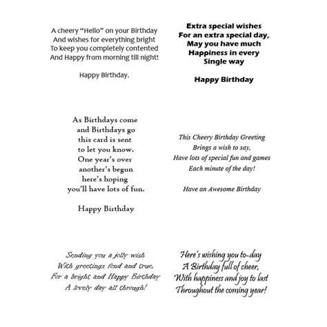 birthday verses  cards birthday verses verses  cards