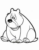 Bear Cartoon Coloring Cute Pages Clipart Teddy Sad Printable Colouring Drawing Book Color Template Children Clip Library Preschoolers Drawings Gif sketch template