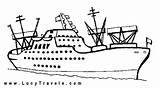 Kapal Mewarnai Transportasi Rebanas sketch template