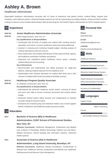 healthcare professional resume guide samples